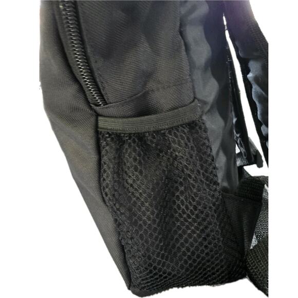 Jeep Mini Backpack In Black/Gray/White W/Logo, 2 Zip Compartments, 2 Mesh Sides - Picture 5 of 11